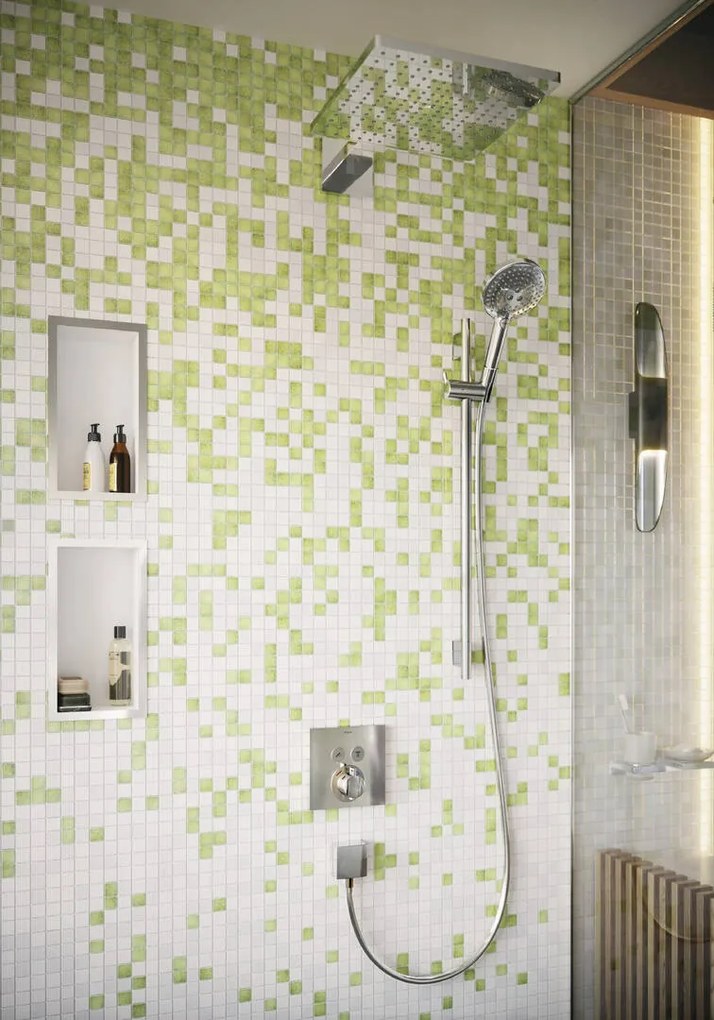 Hansgrohe Shower Select, termostatická batéria pod omietku, na 2 výstupy, chrómová, HAN-15763000