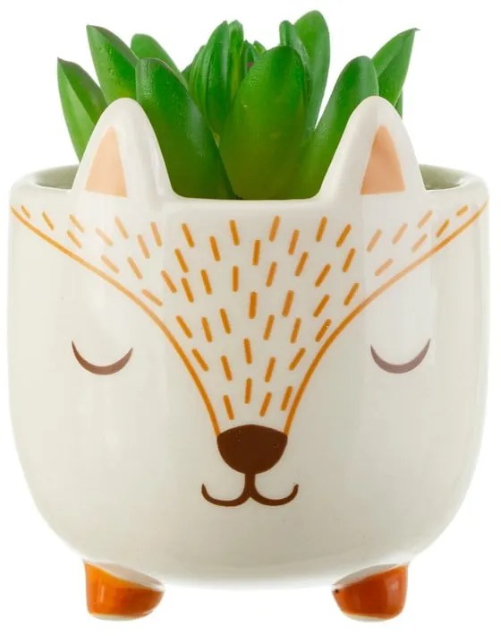 Kamenný obal na kvetináč ø 7 cm Woodland Fox – Sass &amp; Belle