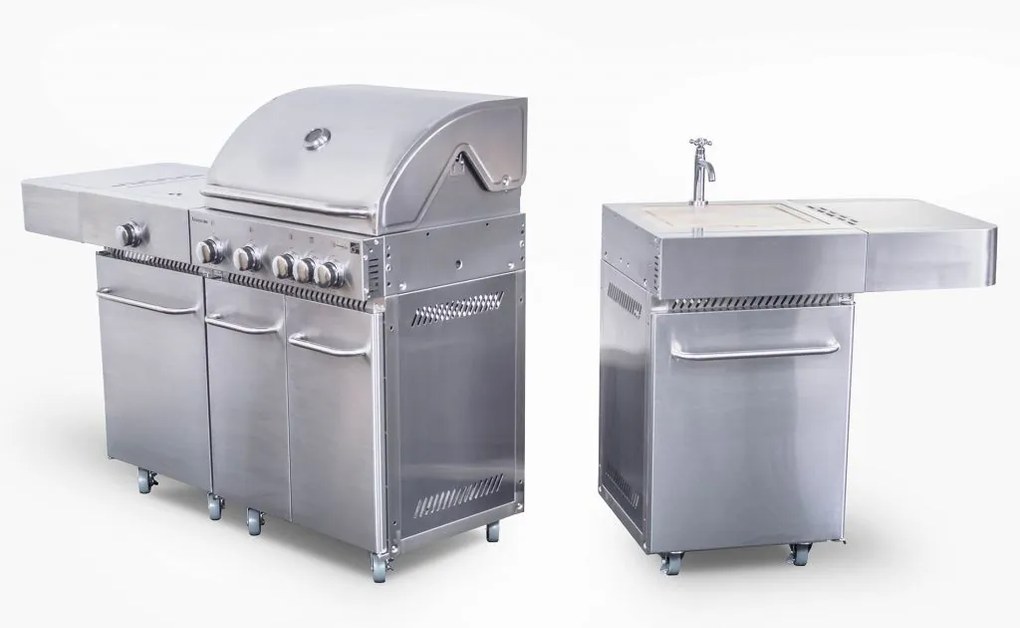 Plynový gril G21 Arizona, BBQ kuchyne Premium Line 6 horákov