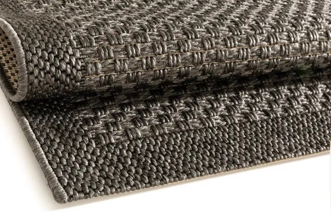 Koberec HELSINKI GRID antracitový