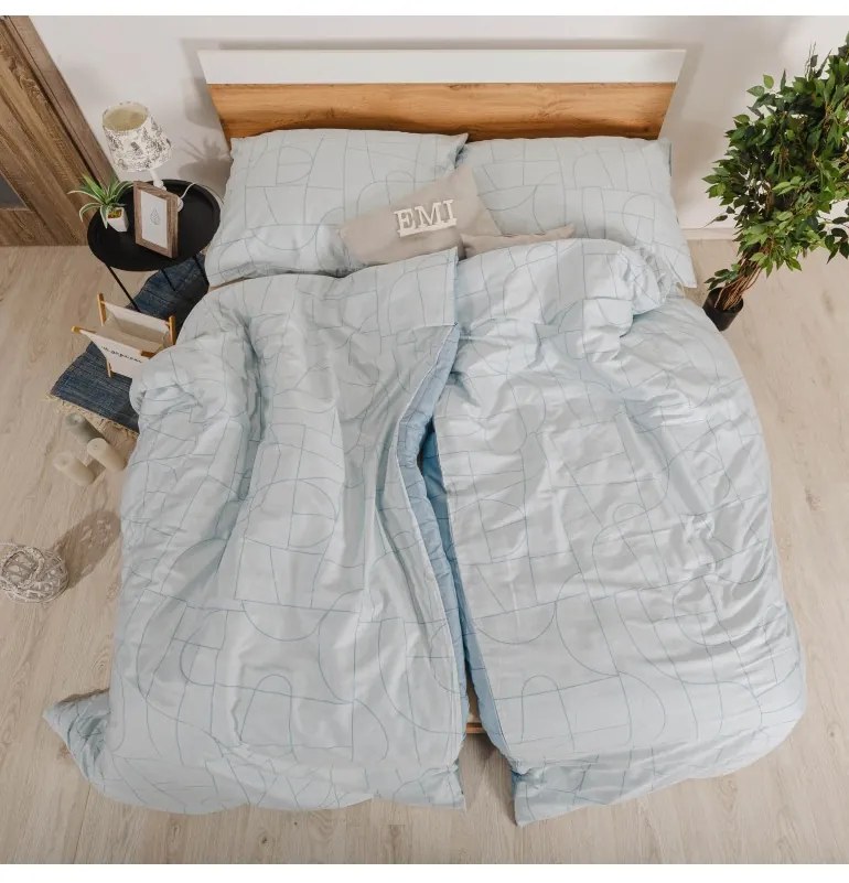 Obliečky Velur modré satén EMI