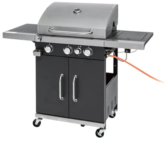 GRILLMEISTER Plynový gril, 3 plus 1 horák (100345602)