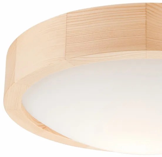 Stropné svietidlo NATURAL SLIM 1xE27/60W/230V ø 27 cm borovica
