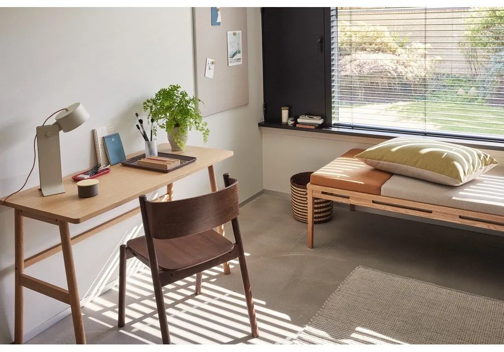 Béžová stolová lampa (výška 32 cm) Crea – Hübsch