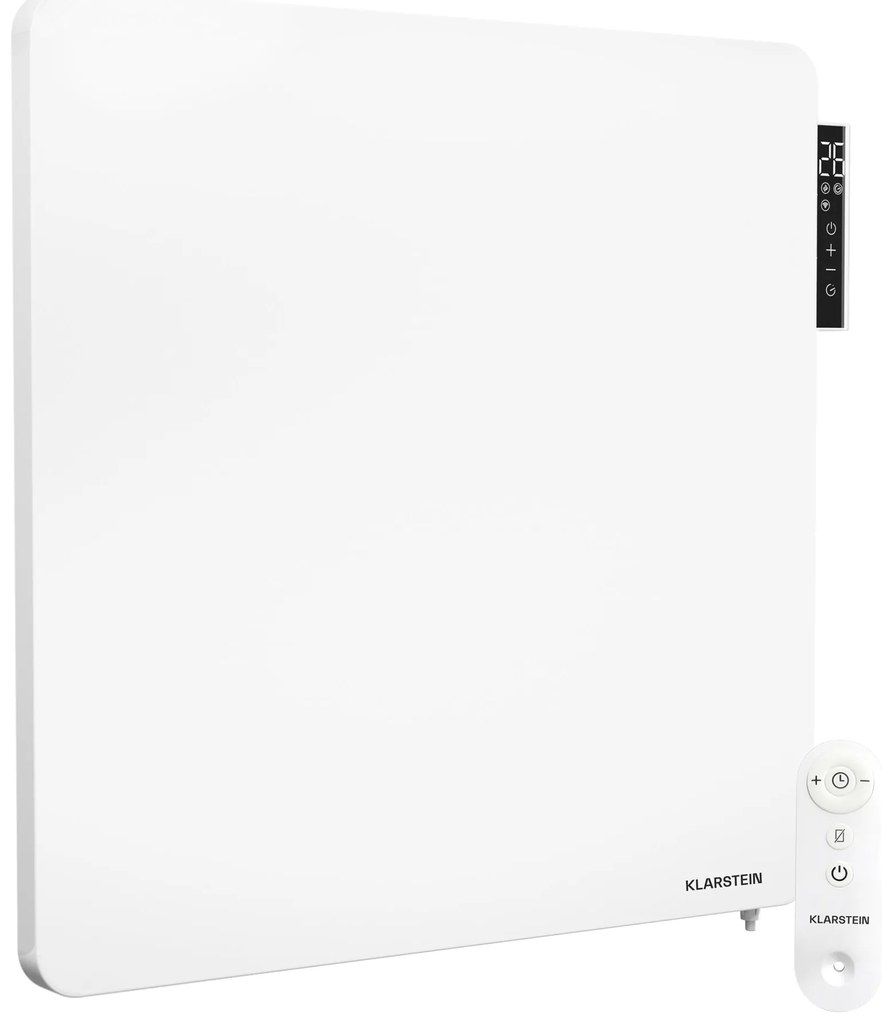 Klarstein Wonderbeam 450 Hybride Infračervený ohrievač 60 x 60 cm 450 W Týždenný časovač Diaľkové ovládanie