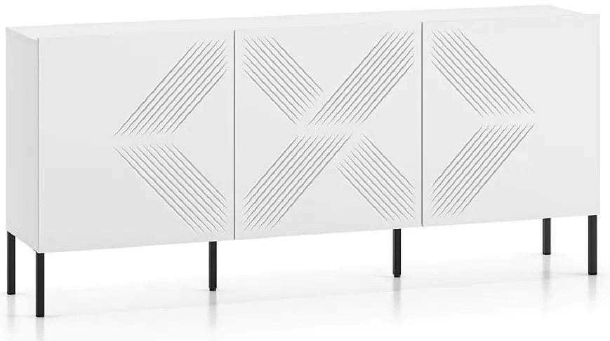 Komoda Clearing 02 biela/čierna