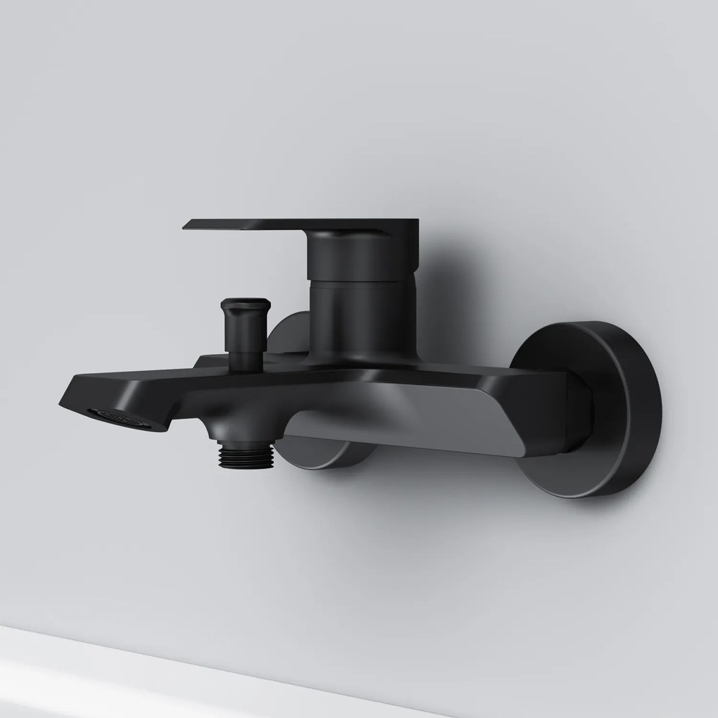 Vaňová a sprchová batéria AM.PM Flash FNA10022 jednopáková, čierna