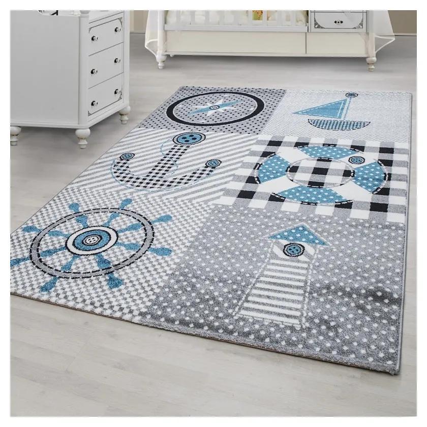 Jutex Detský koberec Kids 510 sivý, Rozmery 2.30 x 1.60