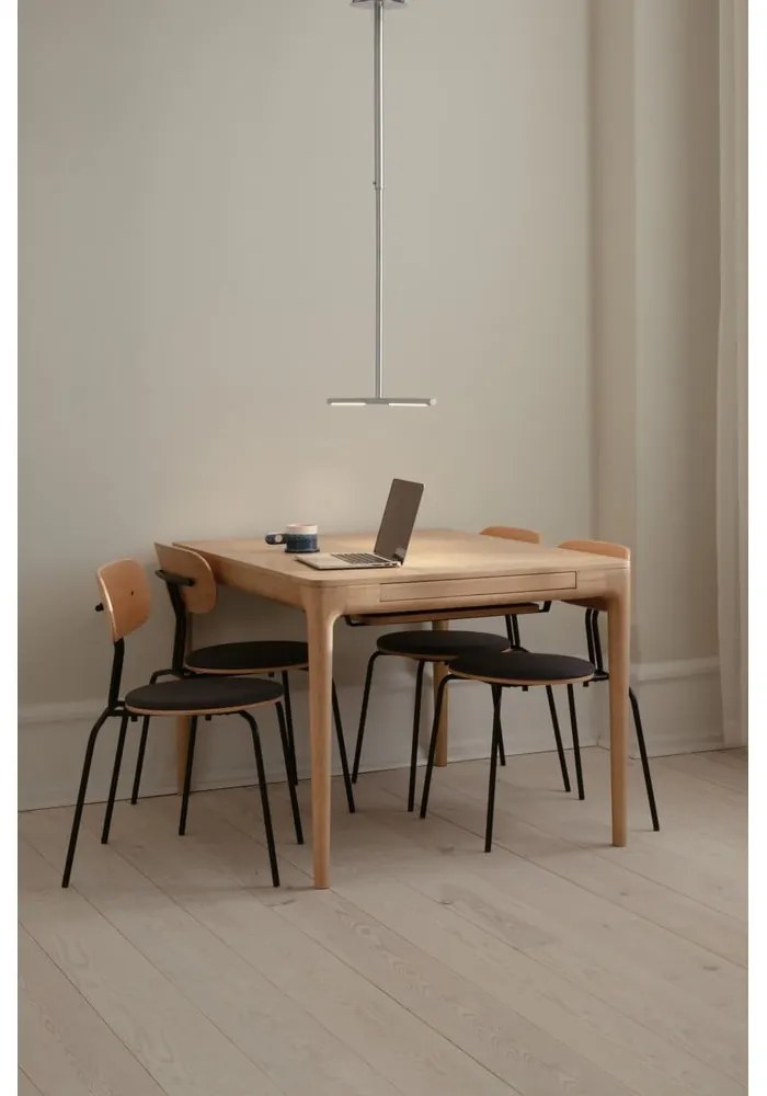 Kovové LED závesné svietidlo v striebornej farbe s kovovým tienidlom Omni Ceiling – UMAGE