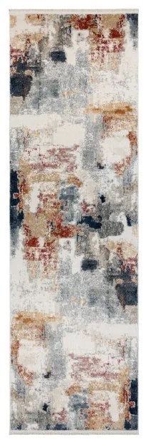 Koberec / behúň DISTIN 0144B biely / ružový / púdrový