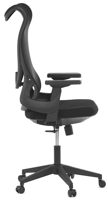 Autronic BONTEC Kancelárska stolička, hojdací mechanizmus, čierna sieťovina, KA-S248 BK Farba: Čierna