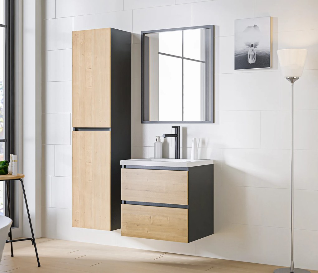 Kúpeľňový komplet MONAKO Grey Oak 60/2