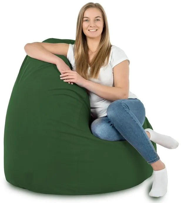 INTERMEDIC SK Sedací vak Bag Sako XXL Plyš Farba: 15. Tm. zelený