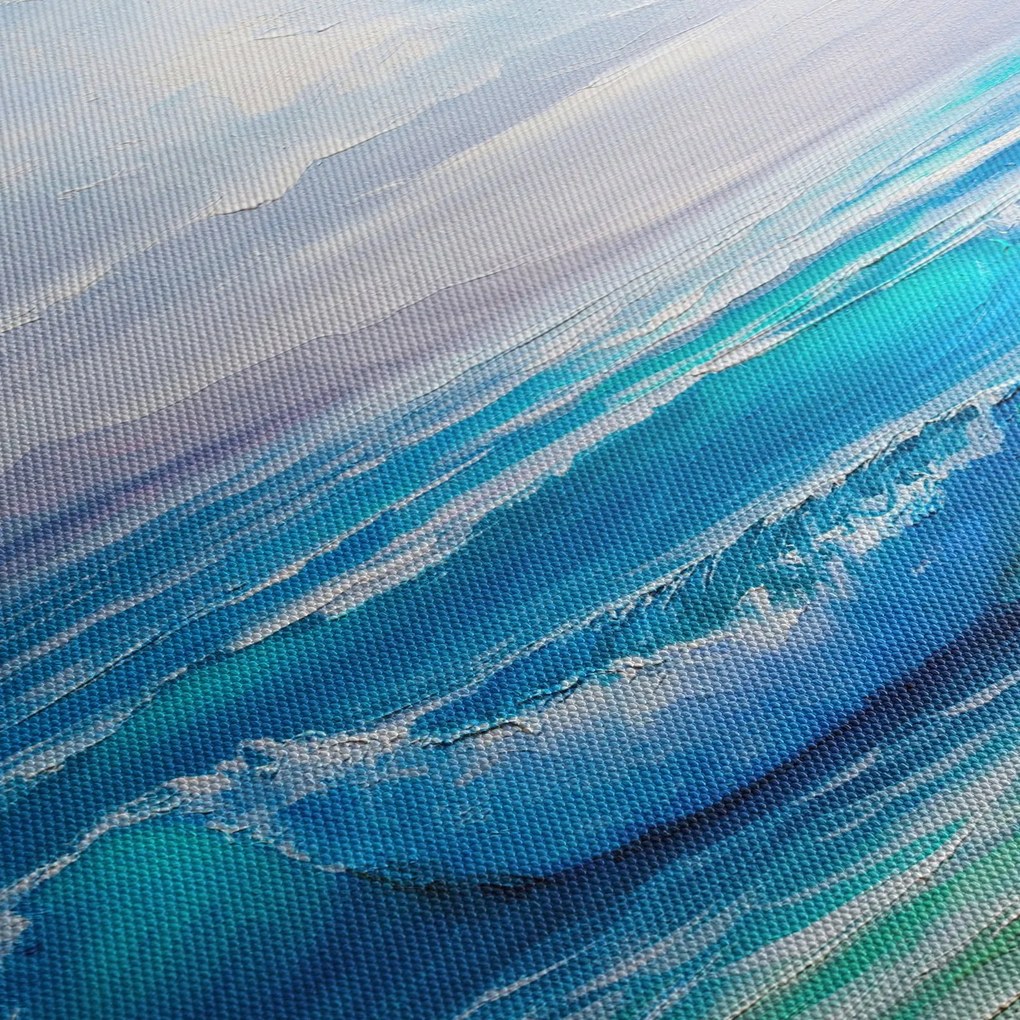 Obraz - Olejomaľba mora s čajkami (150x105 cm)