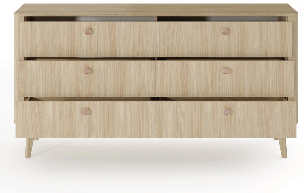 LAS Široká komoda Viki C - dub barista