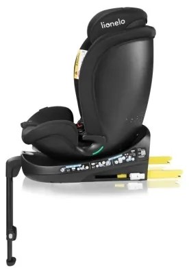Lionelo - Otočná autosedačka so základňou NAVY i-Size 40-150 cm čierna
