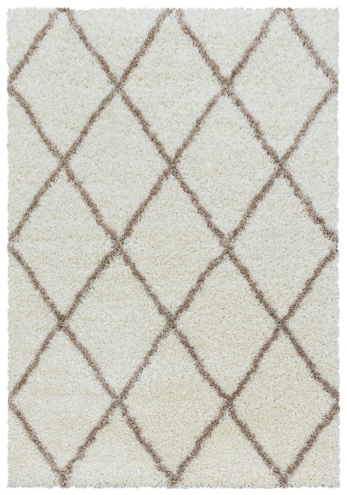 Ayyildiz Kusový koberec ALVOR 3401, Krémová Rozmer koberca: 60 x 110 cm