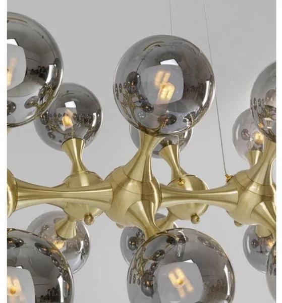 Atomic Balls visiaca lampa zlatá 140 cm
