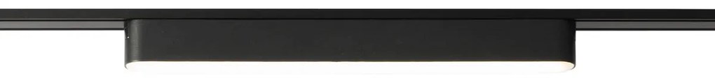 Moderné čierne koľajnicové bodové svetlo 1-fázové 10W 3000K - Magnetic Marra