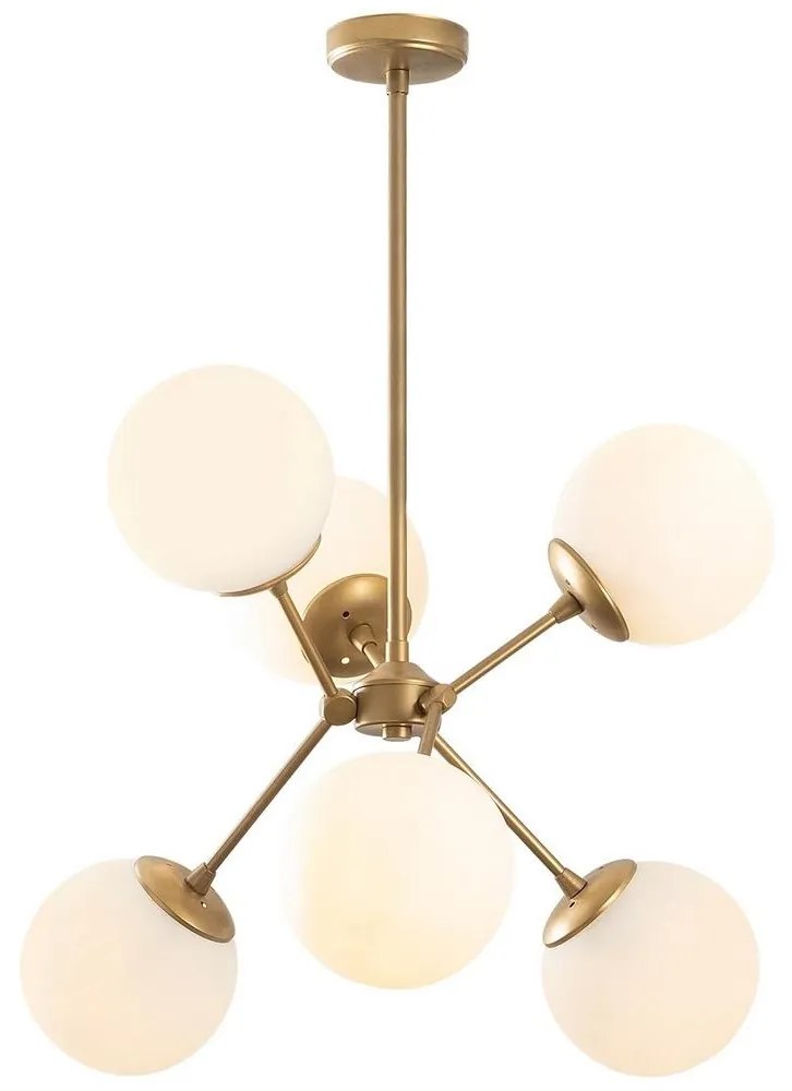 Luster na tyči GONDOL 6xE27/40W/230V