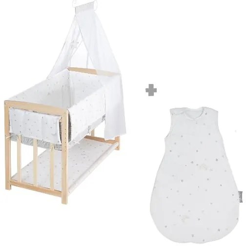 roba Detská postieľka so spacím vakom 4 v 1 (hviezdna obloha) (100333714)