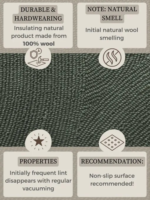 Koberec Hanse Home Calmio zelený