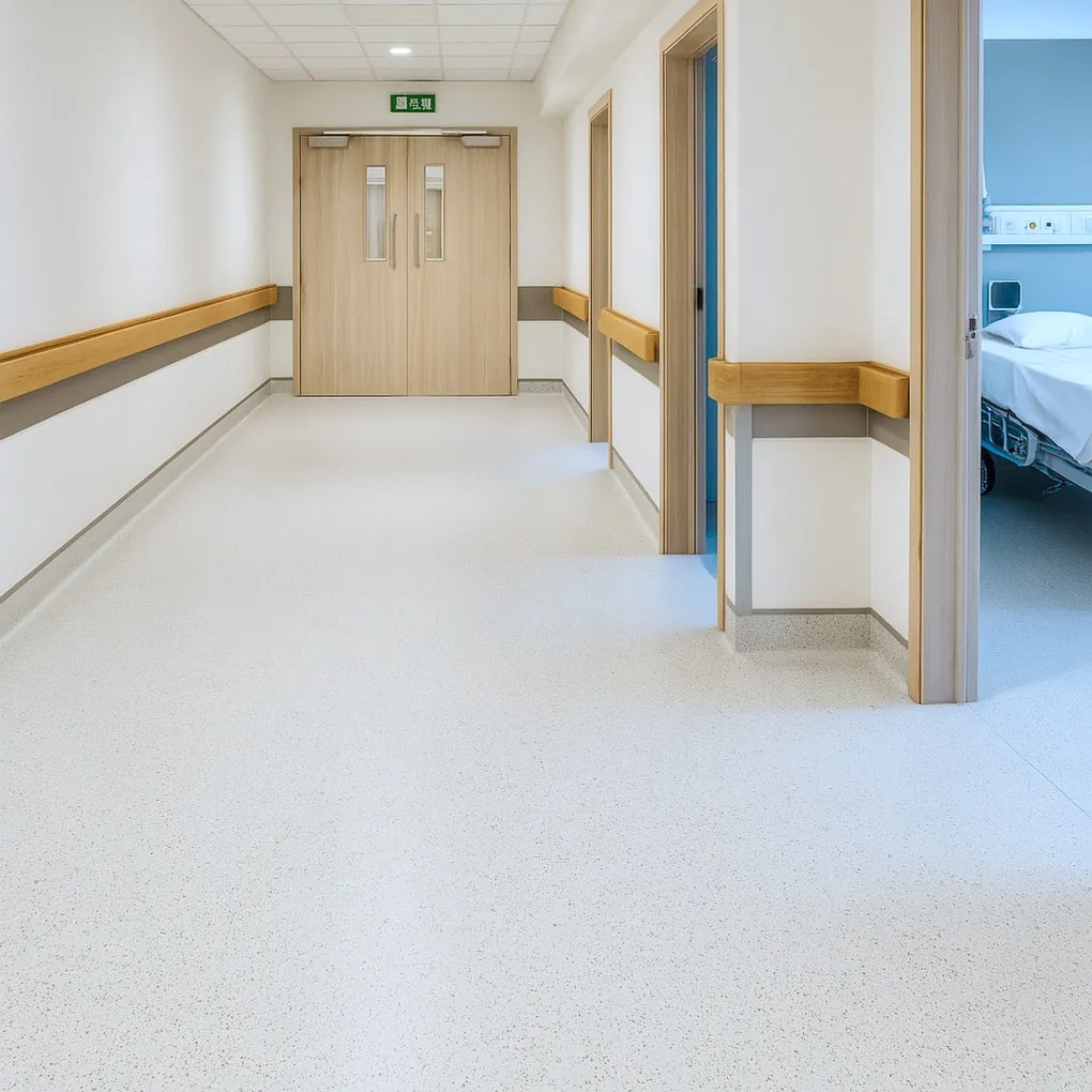 PVC podlaha - lino Flexar Nerok 2175 Pixel Clear, na mieru, šíře 2m,4m, béžová, bez podkladu, chodba / predsieň, Gerflor