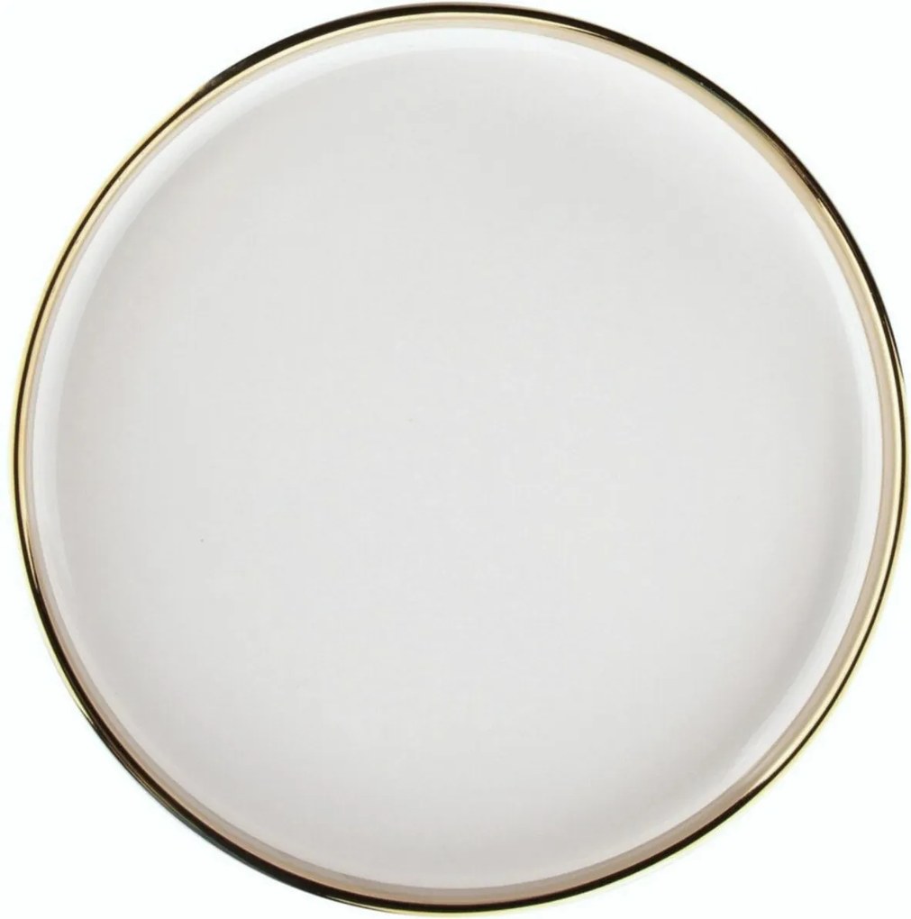 Altom Porcelánový dezertný tanier Palazzo 21 cm, biela