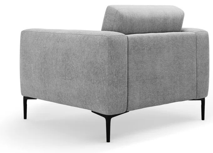 Sivé kreslo Bemy – Micadoni