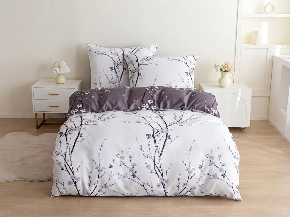 Mikroflanelové obliečky PAVUNI biele Rozmer obliečky: 70 x 90 cm | 140 x 200 cm