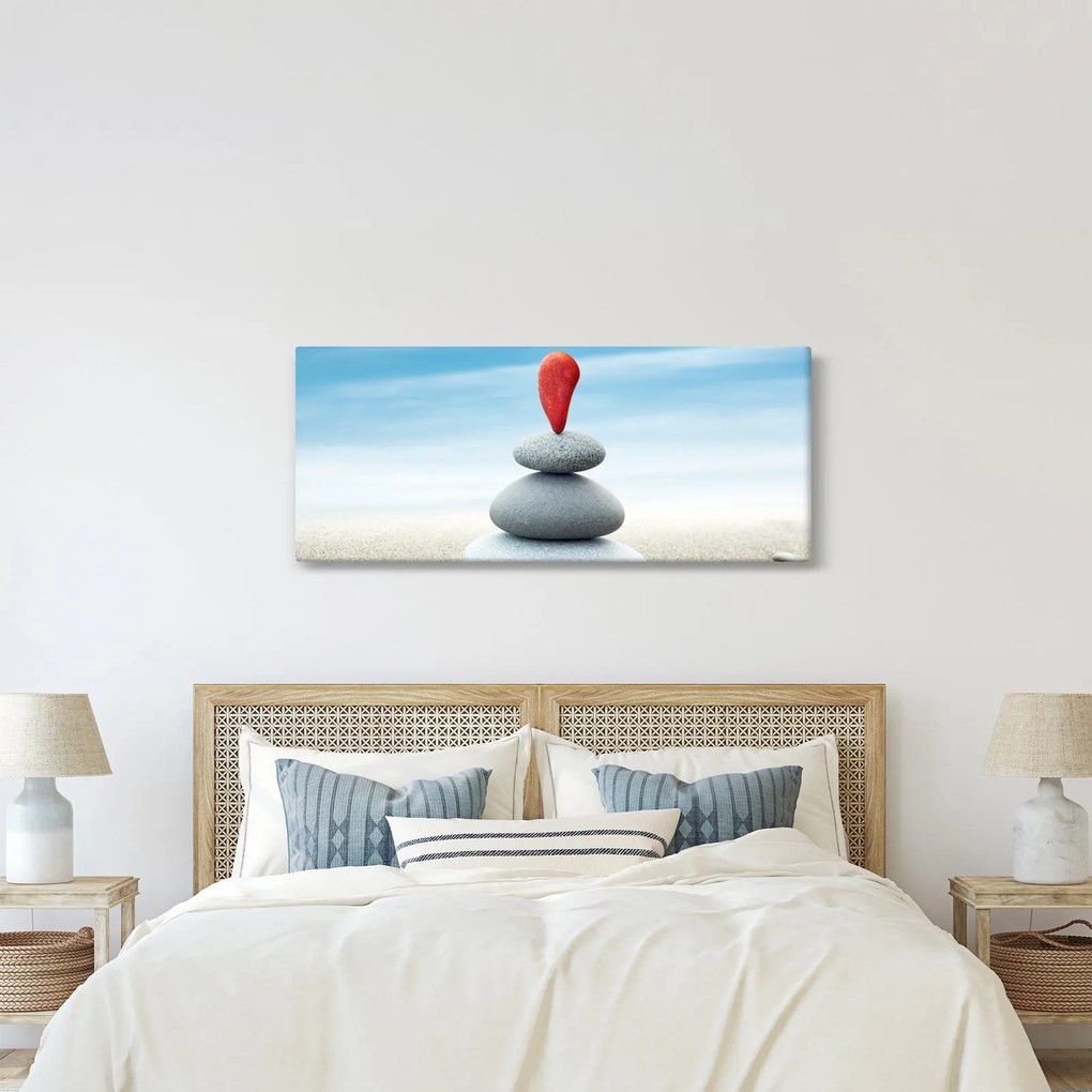 Obraz - Rovnováha s kameňmi (120x50 cm)