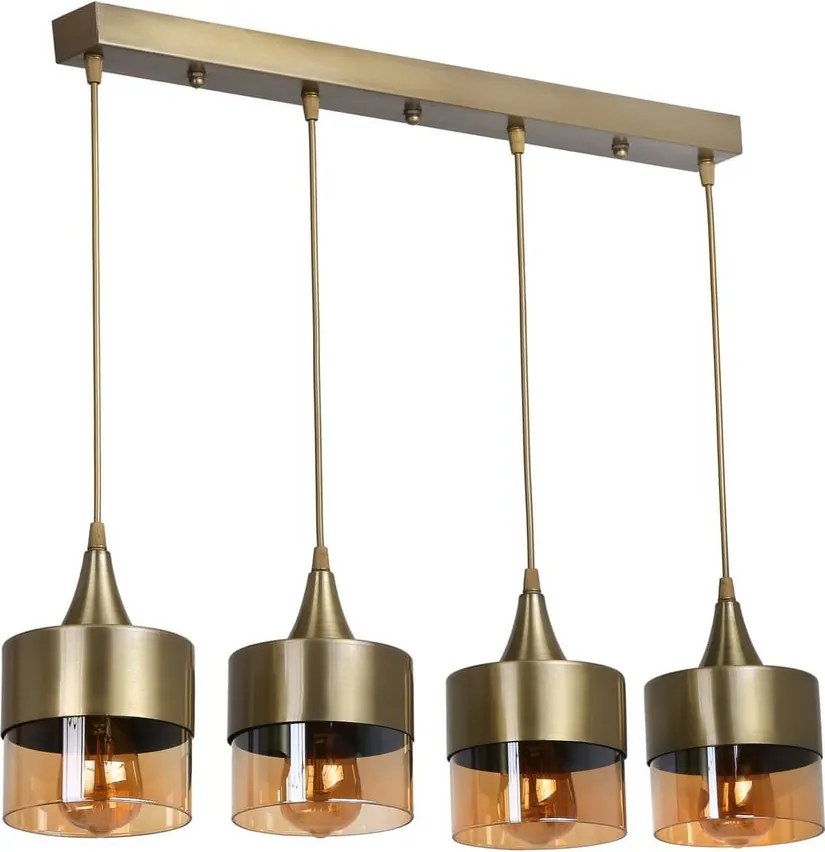 Závesné svietidlo v zlatej farbe Sahra – Opviq lights
