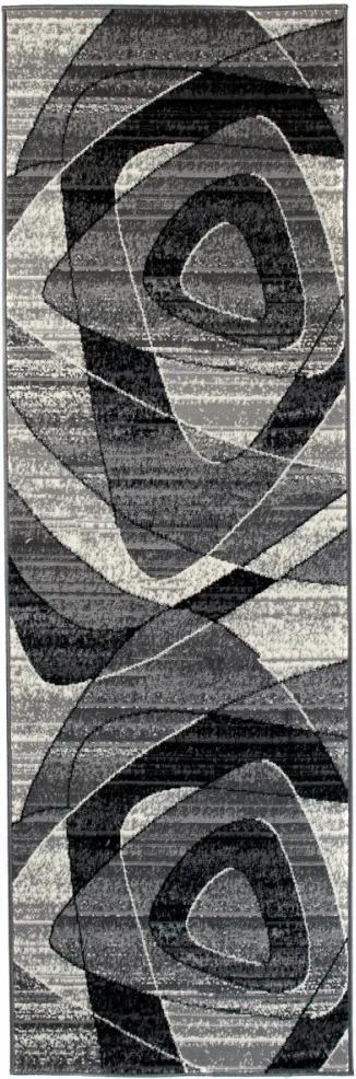 Kusový koberec PP Sia sivý atyp, Velikosti 70x200cm