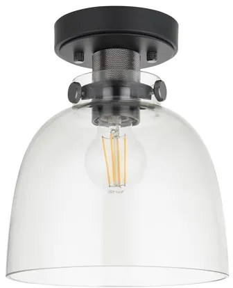 Endon 99106 - Stropné svietidlo URBAN 1xE27/10W/230V čierna/číra