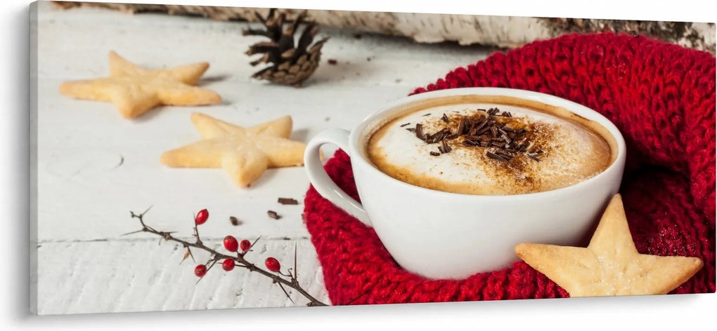 Obraz - Cappuccino (120x50 cm)