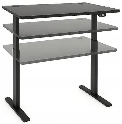 Herný stôl BR01 čierny 140 cm