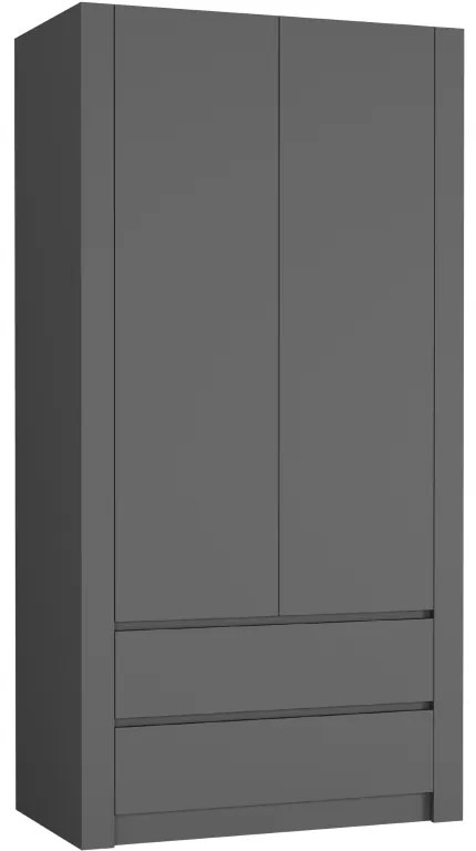 Moderná dvojdverová skriňa MODERN B20 180 x 90 x 55 cm - rôzne farebné prevedenia sonoma