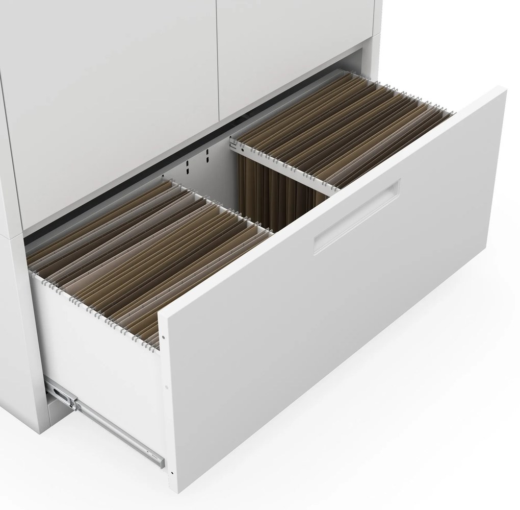 Megan Biały - szuflada na dokumenty 195cm