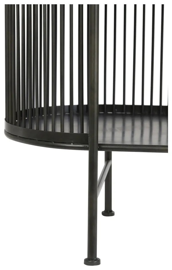 Čierna kovová vysoká komoda 119x161 cm Yinthe - Light &amp; Living