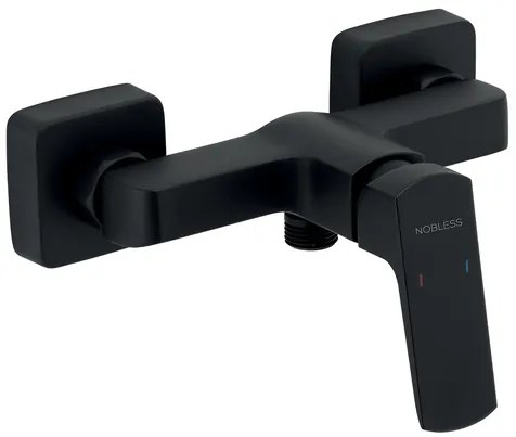 Sprchová batéria Novaservis Nobless EGO bez sprchového setu 150 mm čierna 43061/1,5
