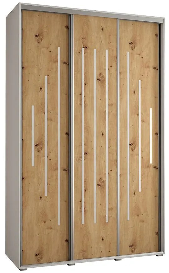 Skriňa 45 Canaris 12 150 biela/artisan/silver