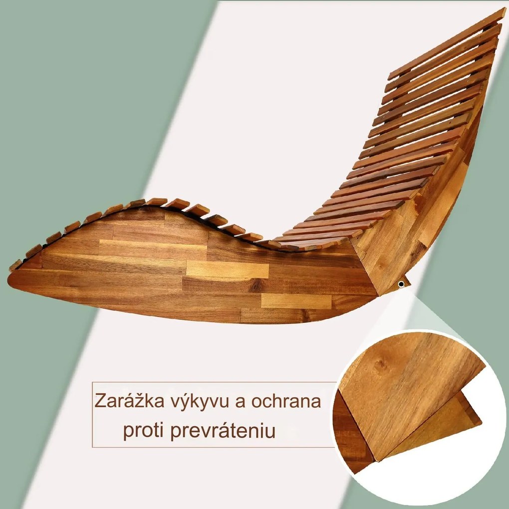 InternetovaZahrada Ergonomické lehátko - agát