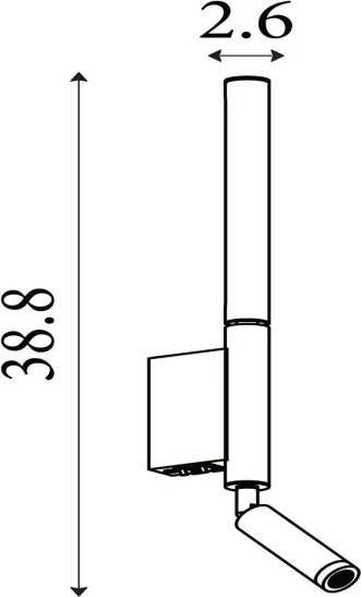 Searchlight 28127BK - LED bodové svietidlo ARCHITECT LED/7W/230V čierne