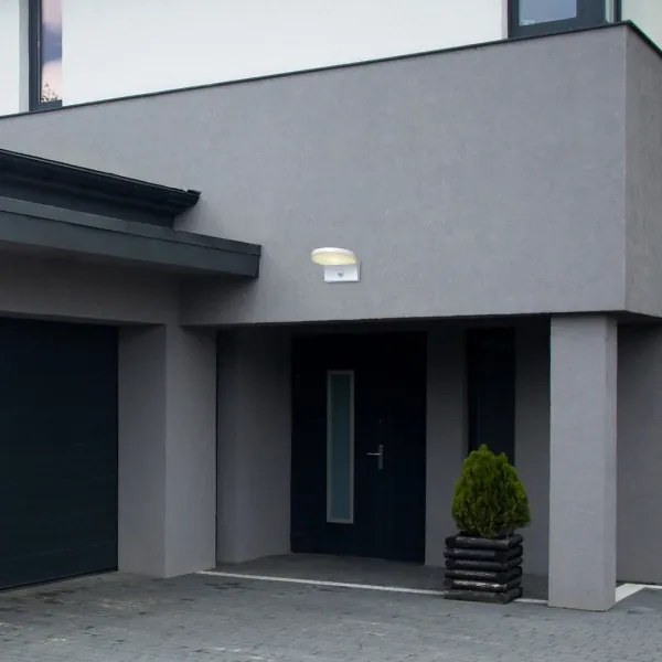 Rabalux 77120 -LED Vonkajšie nás. sviet. so senzorom BATIDA LED/9W/230V IP54 biela