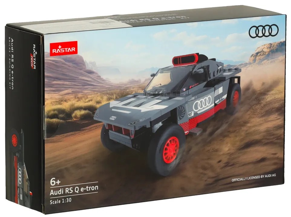 KIK Rastar 10120 Audi RS Q e-tron stavebnica, mierka 1:30, 376 dielov
