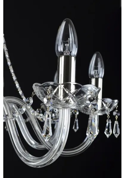 Wranovsky JWZ117082101 - Krištáľový luster na reťazi BONTON 8xE14/40W/230V