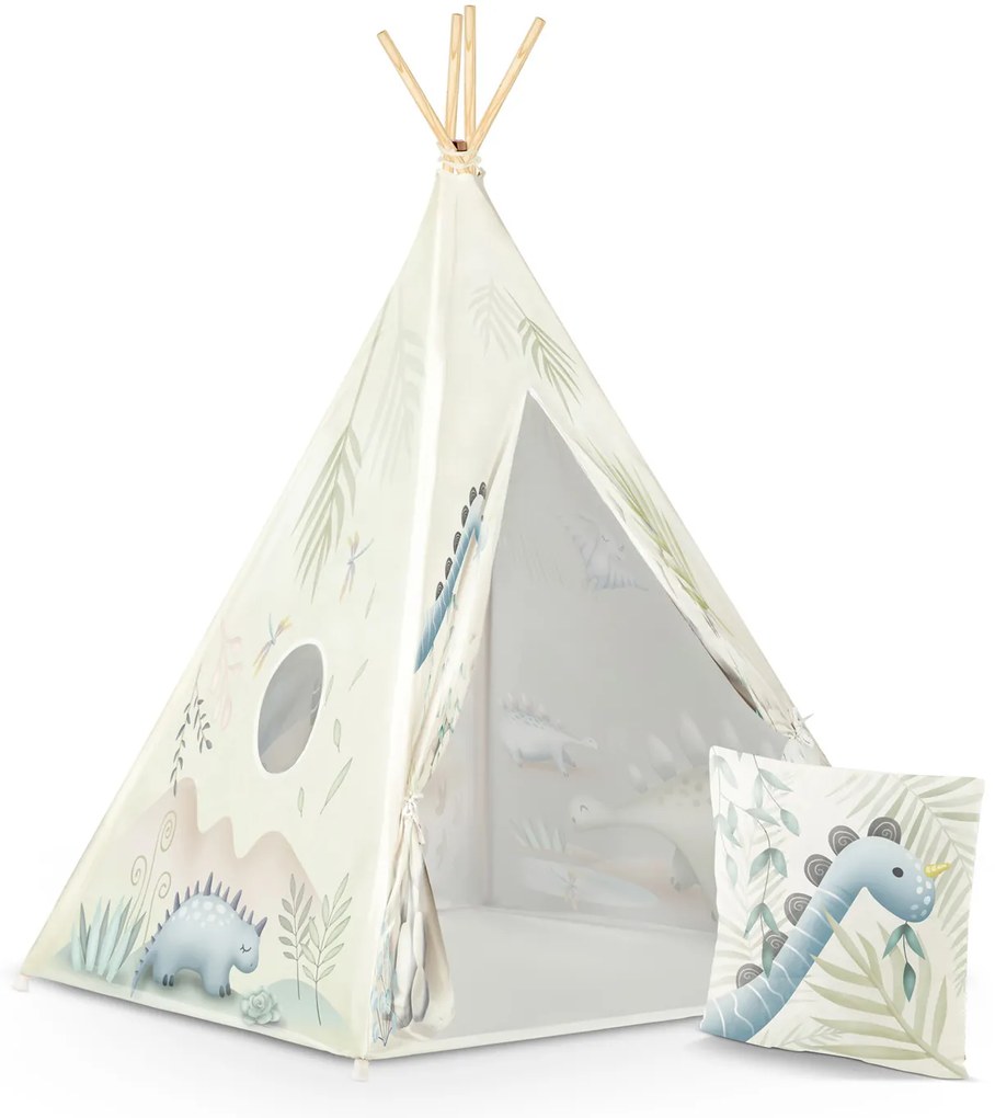 Detský stan típí Nukido NK-407 - dinosaury