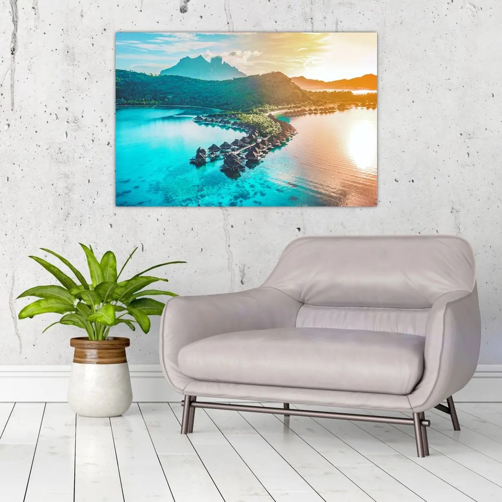 Obraz - Bora Bora (90x60 cm)