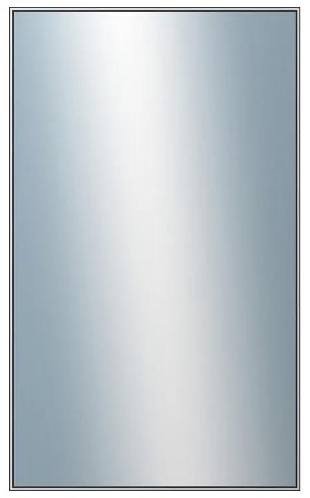 DANTIK - Zrkadlo v rámu, rozmer s rámom 60x100 cm z lišty Hliník šedá (7002006)