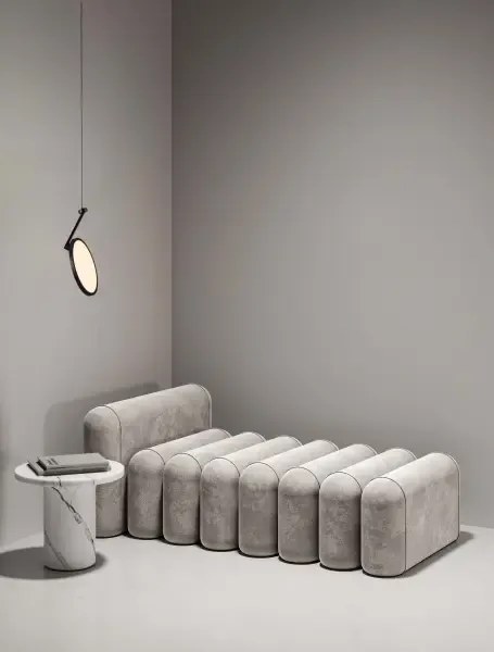 LED čierny dizajnový luster Opi
